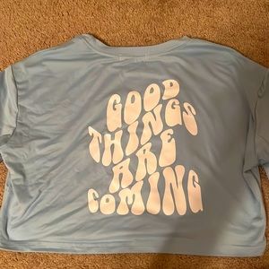 This size small flowy crop top from SHEIN. Worn a couple times!